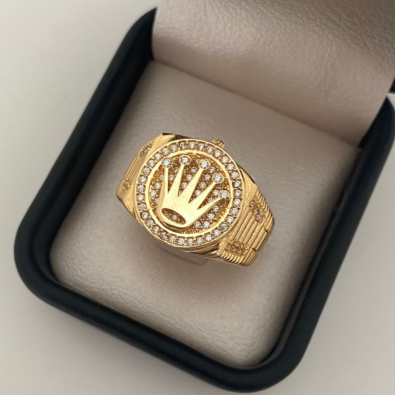 Anillo tipo reloj rx casting Oro amarillo 18k / Talla 12 1/2 / 9,90 Gr